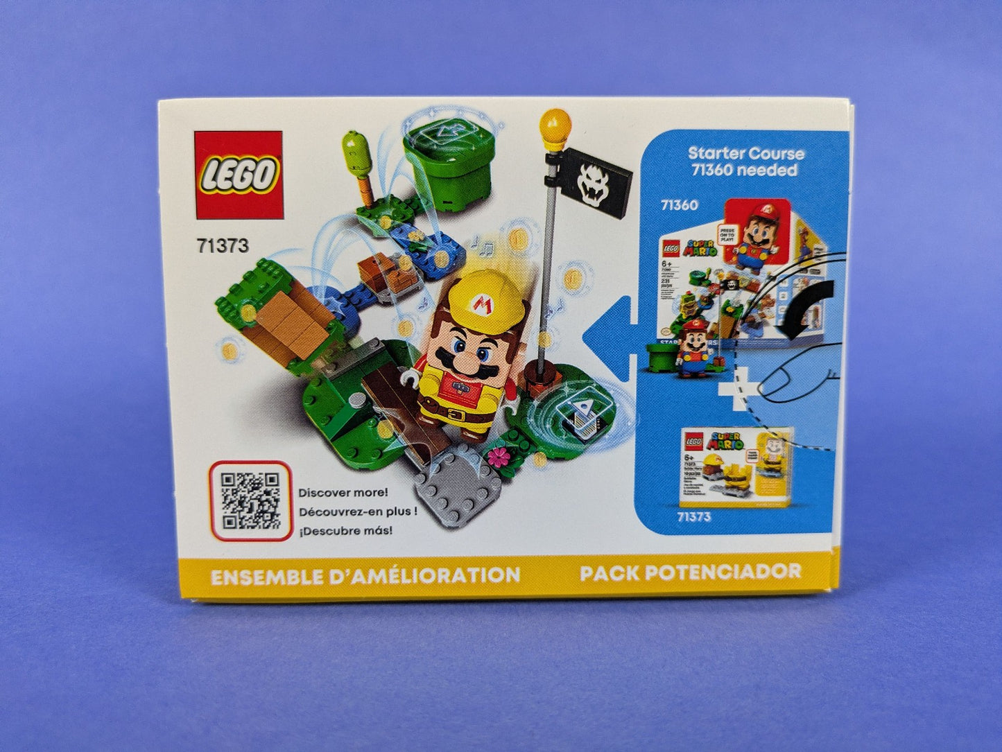 Lego Super Mario: Builder Mario - Power-Up Pack Set 71373 BRAND NEW