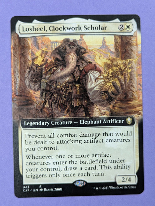 MTG Magic: Commander 2021: Losheel, Clockwork Scholar #345 Rare - NM