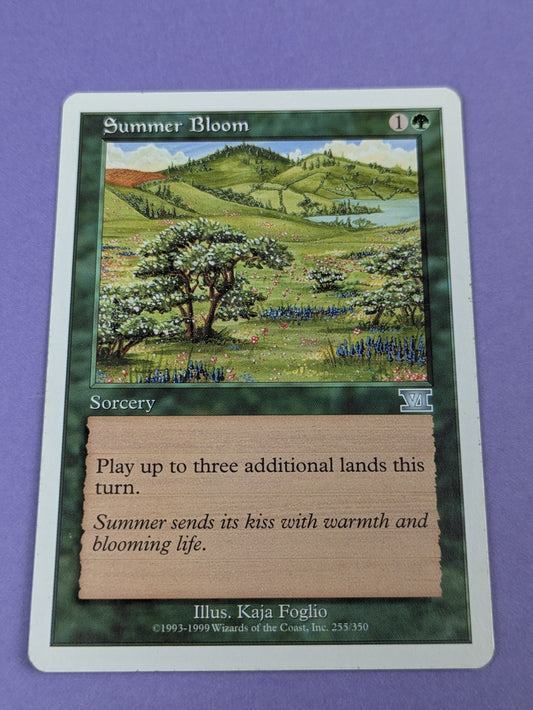 MTG Magic: Classic Sixth Edition: Summer Bloom #255/350 Uncommon - NM