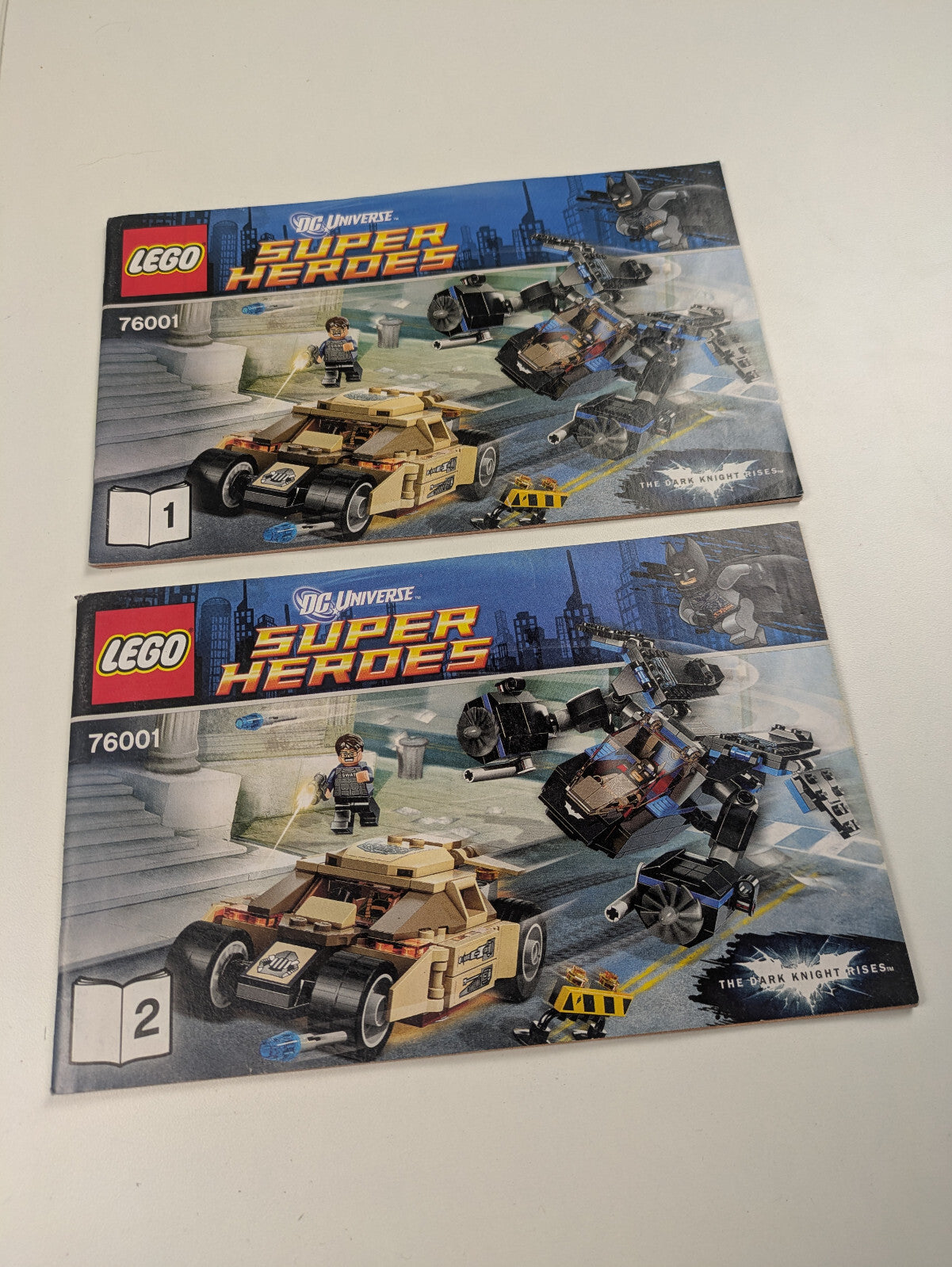 Lego Super Heroes: The Bat vs. Bane: Tumbler Chase Set 76001 - Incomplete