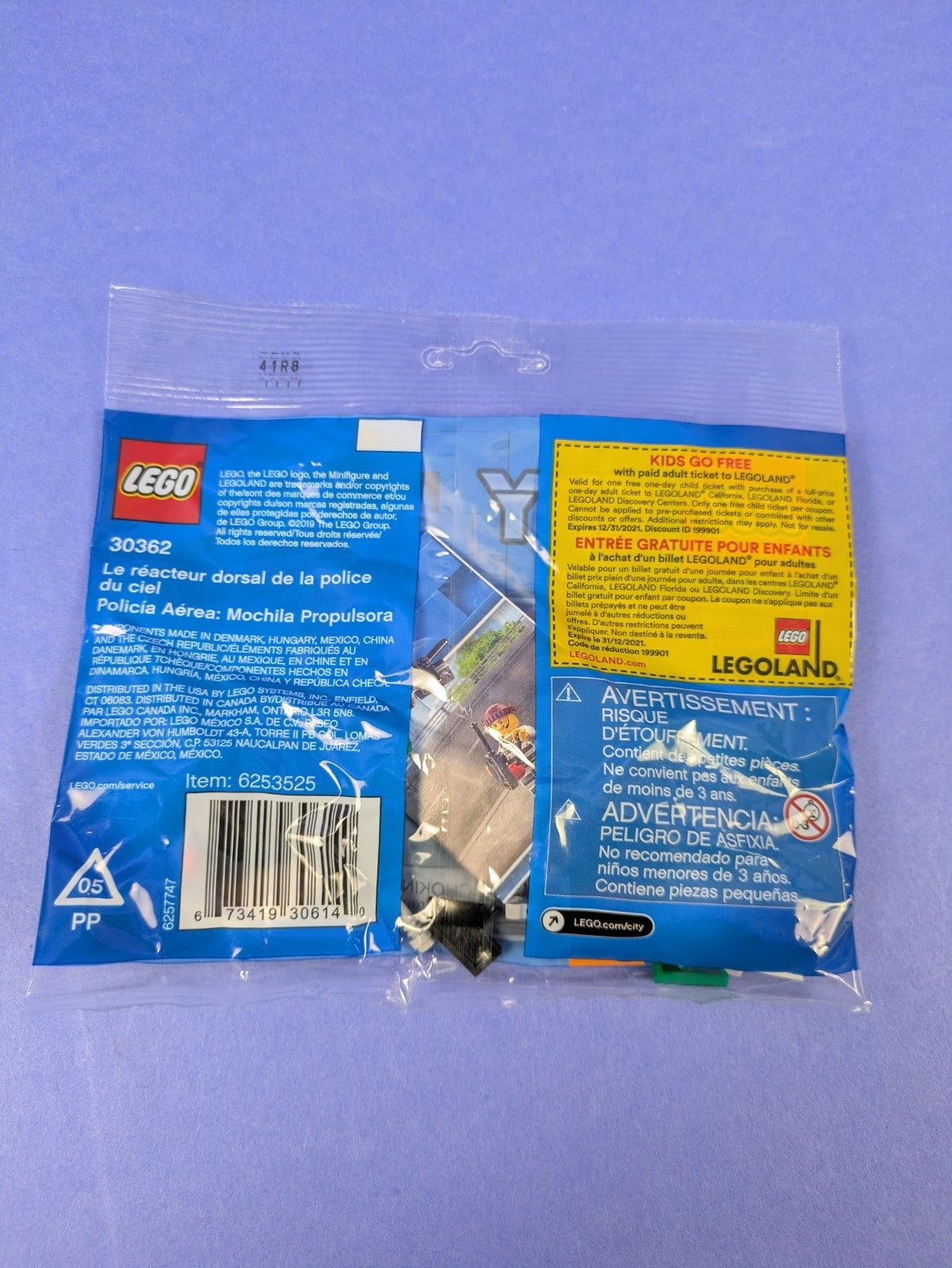 LEGO City Sky Police Jetpack Polybag 30362