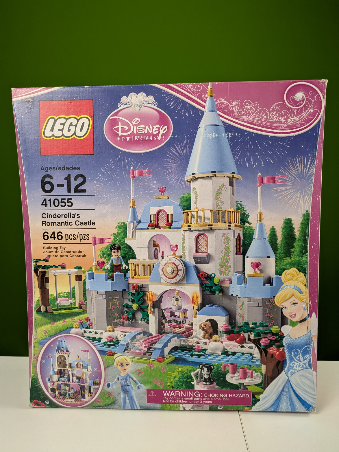 Lego Disney: Disney Princess: Cinderella's Romantic Castle Set 41055 - Brand New