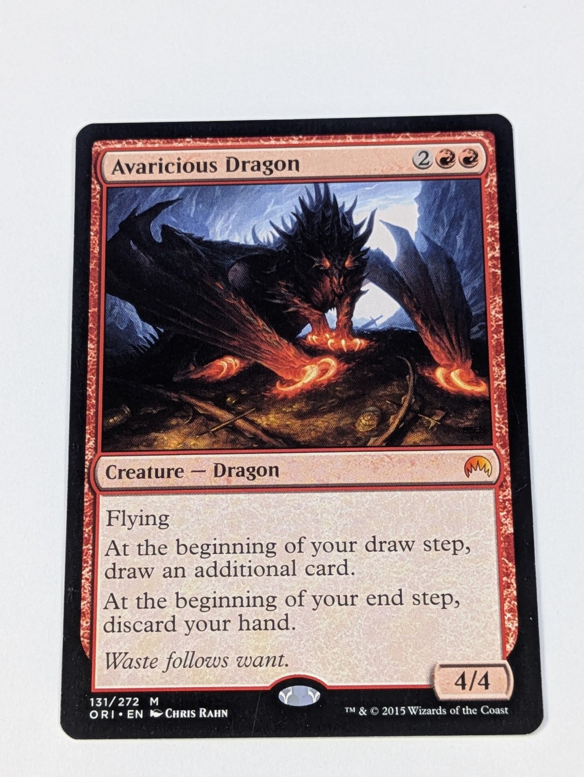 MTG Magic: Magic Origins: Avaricious Dragon #131/272 Mythic Rare - LP
