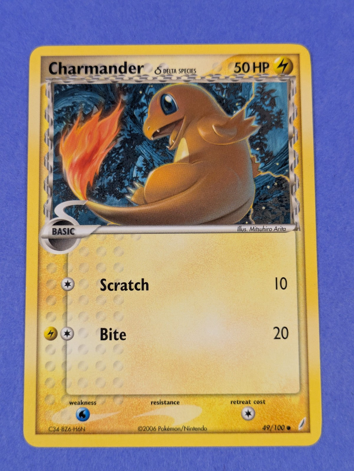 Charmander - 49/100 - Common Crystal Guardians - Pokemon Card - LP