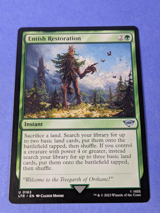 MTG Magic: The Lord of the Rings: Entish Restoration #0163 Uncommon - NM