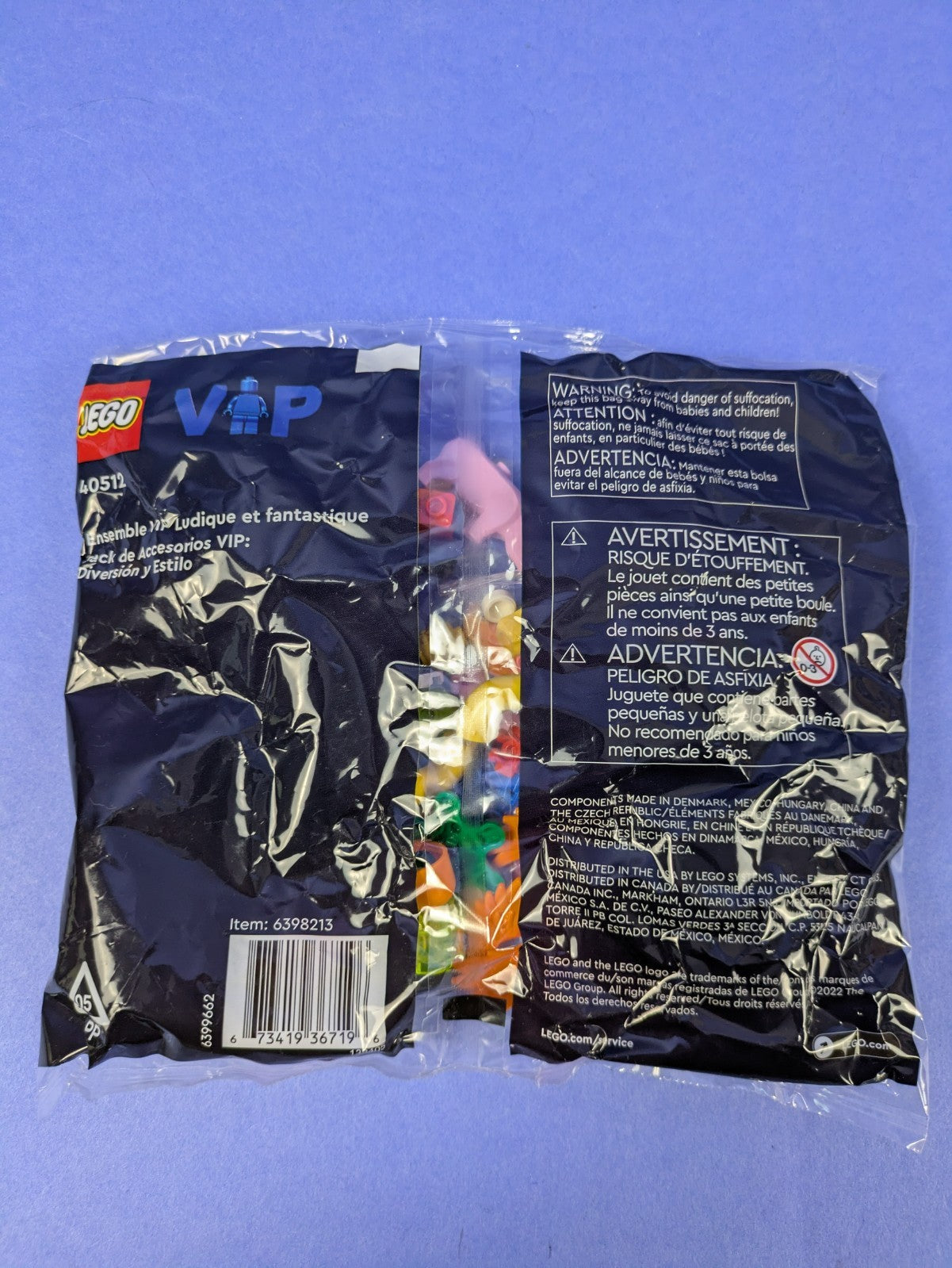 LEGO VIP Fun and Funky VIP Add On Pack Polybag 40512