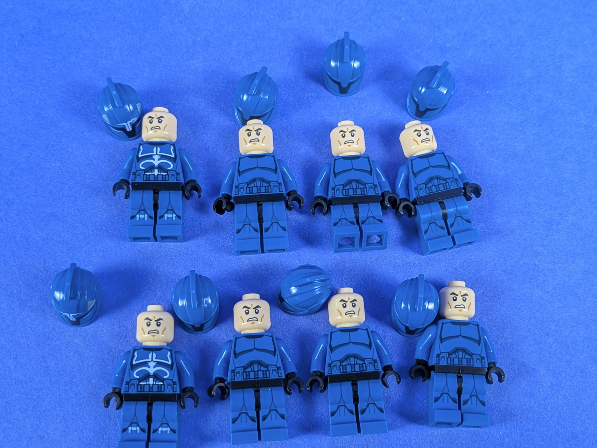 Lego Star Wars 6x Senate Commandos sw0614 & 2x Senate Commando Captains sw0613