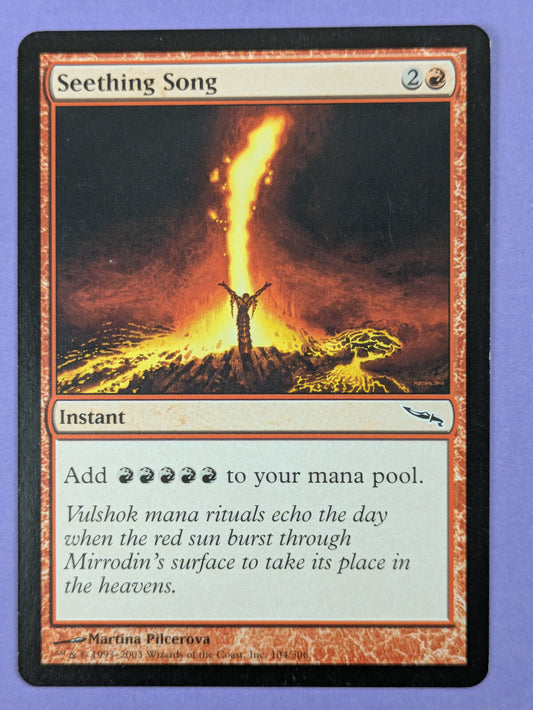 MTG Magic The Gathering: Mirrodin: Seething Song #104/306 Common - LP
