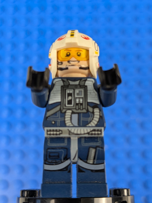 Lego Star Wars: Rebel Pilot Y-wing (Dark Blue Jumpsuit) sw0801 Set 75162