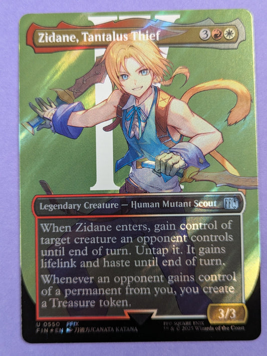 MTG Magic: FINAL FANTASY: Zidane, Tantalus Thief #0550 Uncommon - NM