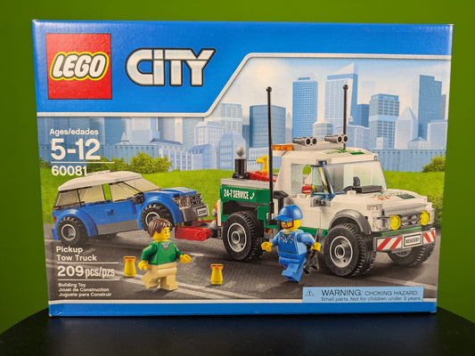 Lego Town: City: Wrecker: Pickup Tow Truck Set 60081 BRAND NEW