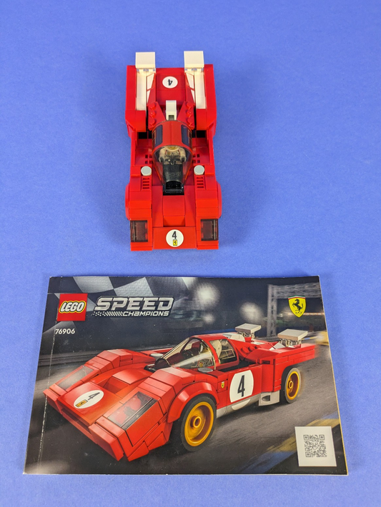 Lego SPEED CHAMPIONS: 1970 Ferrari 512 M Set 76906 Incomplete Set