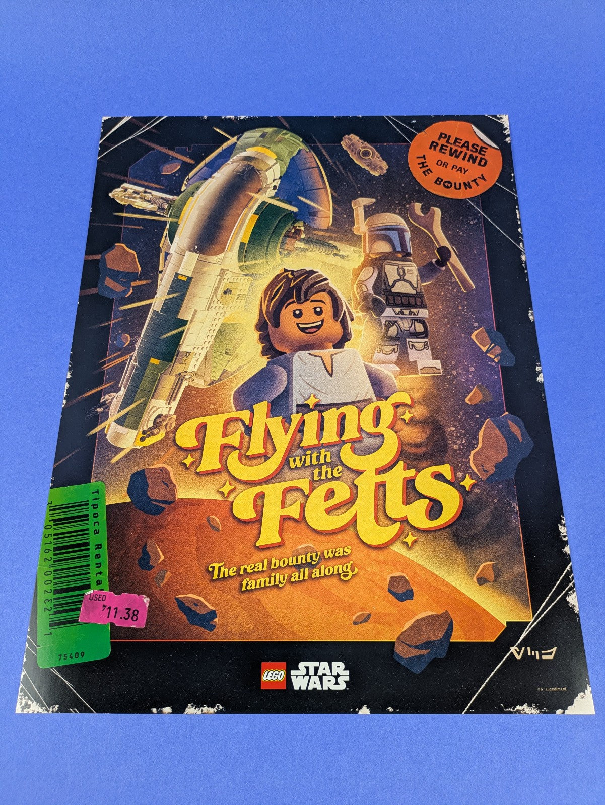 LEGO Star Wars Poster 2025 Flying with the Fetts 5009512 Joe Hogan