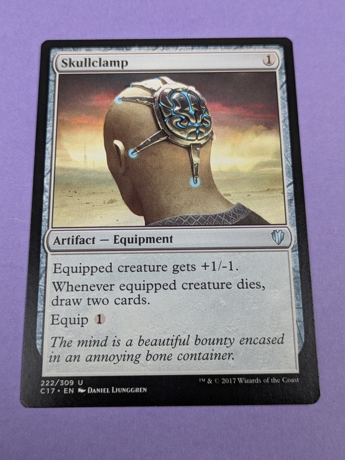 MTG Magic: Commander 2017: Skullclamp #222/309 Uncommon - NM
