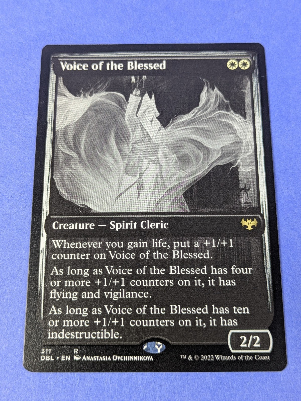 MTG Magic: Innistrad: Double Feature: Voice of the Blessed #311 Rare - NM