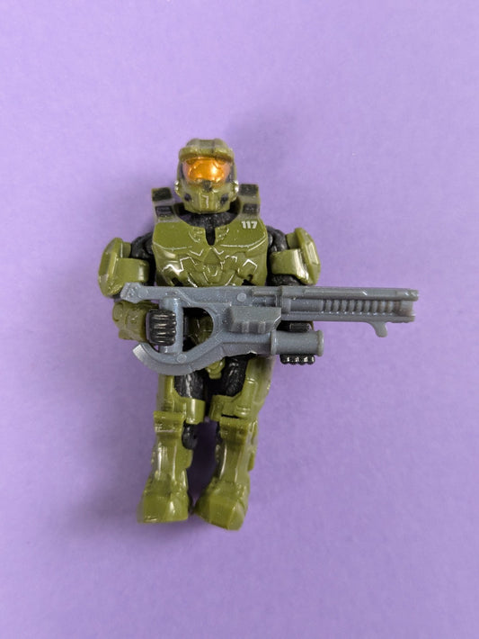 HALO Mega Bloks Construx Master Chief 117 GNW38 Infinite Conflict Pack w/ Weapon