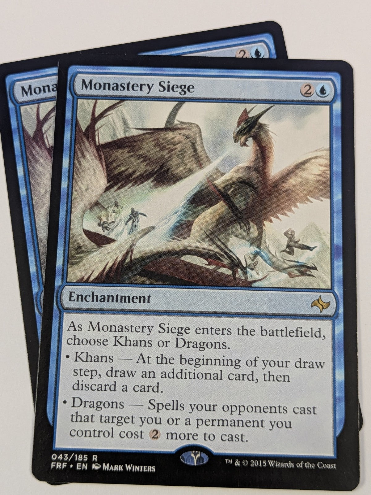 MTG Magic: Fate Reforged: Monastery Siege #043/185 Rare - NM
