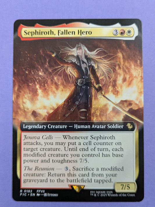 MTG Magic: FINAL FANTASY: Commander: Sephiroth, Fallen Hero #0182 Rare - NM