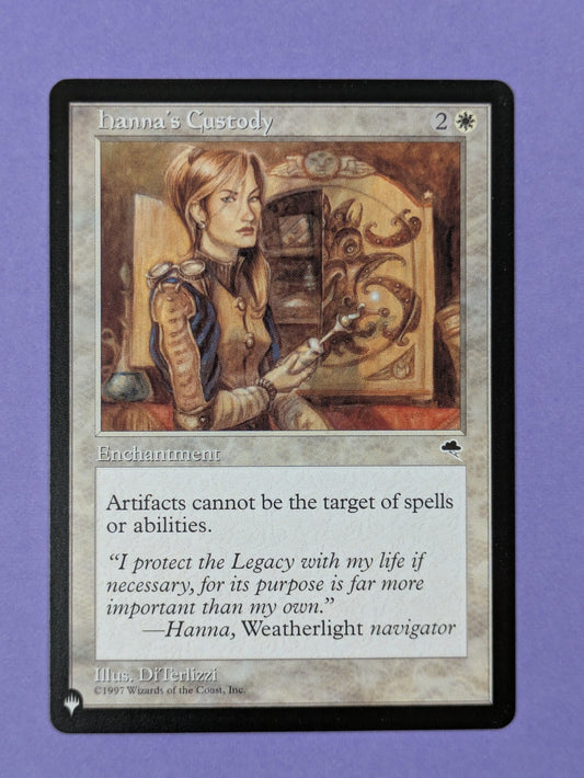 MTG Magic The Gathering: The List: Hanna's Custody - NM