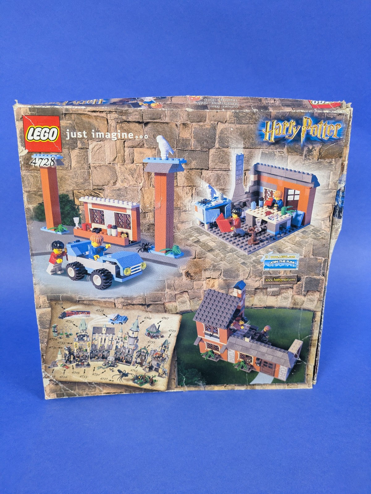 Lego Harry Potter: Escape from Privet Drive Set 4728 Complete Set