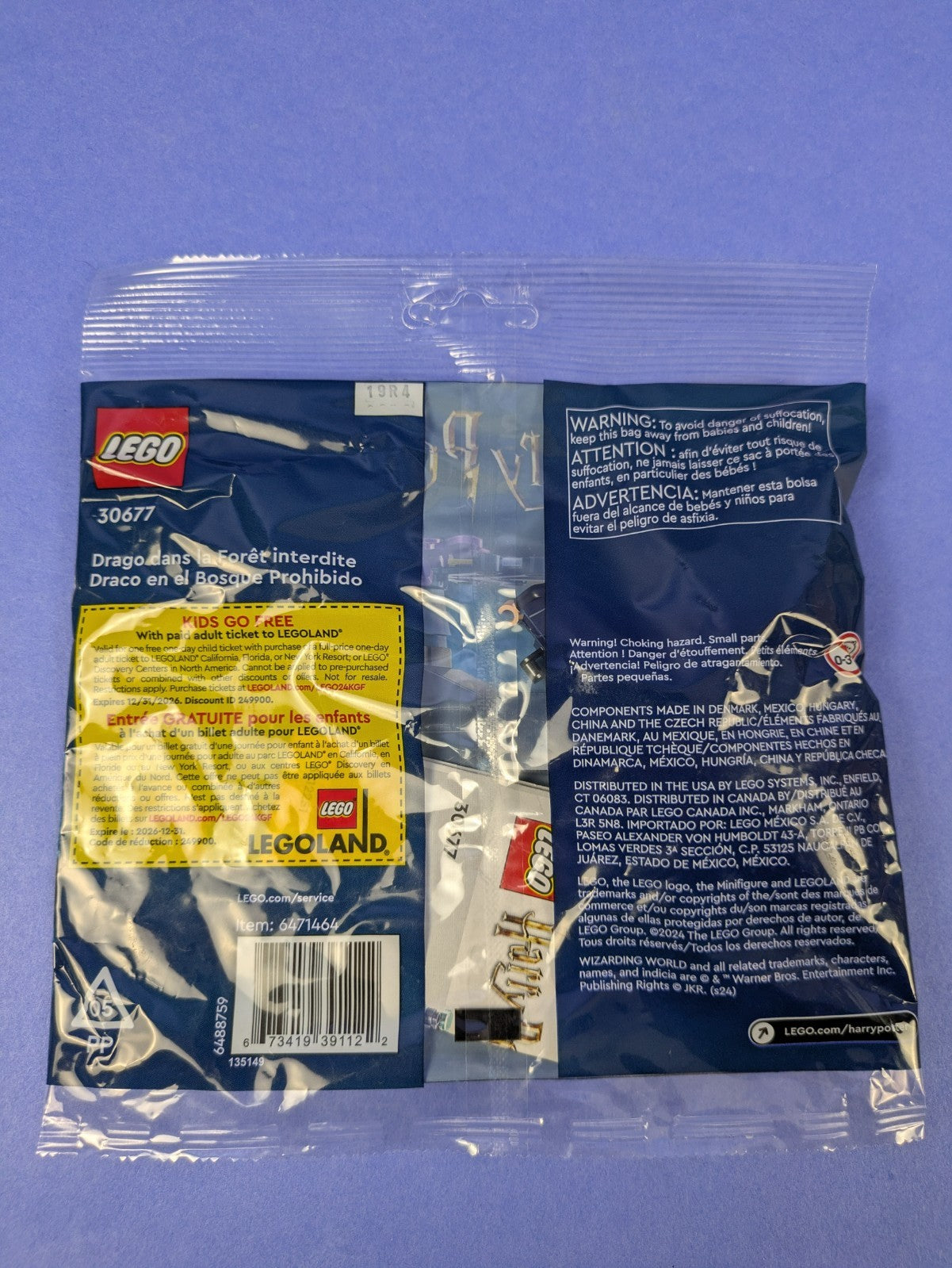 LEGO Harry Potter Draco in the Forbidden Forest Polybag 30677