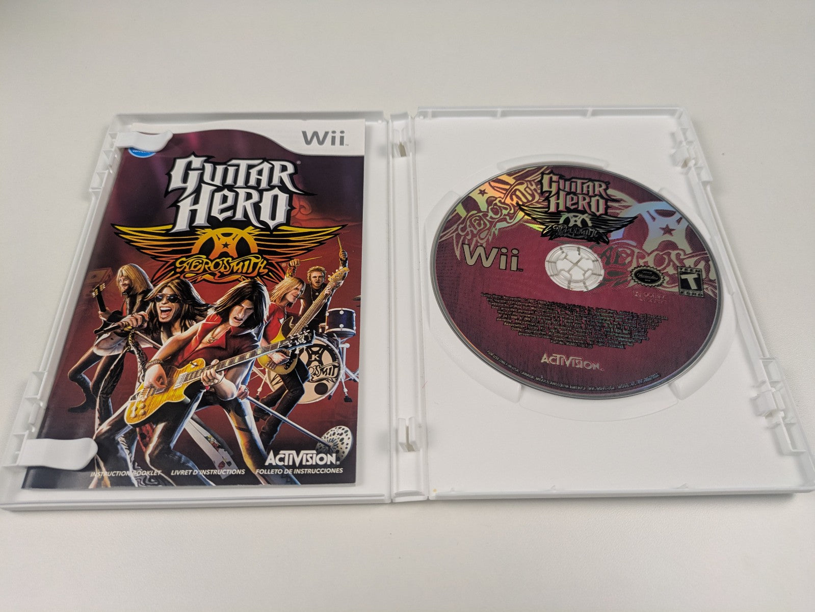 Guitar Hero: Aerosmith (Nintendo Wii, 2008) CIB