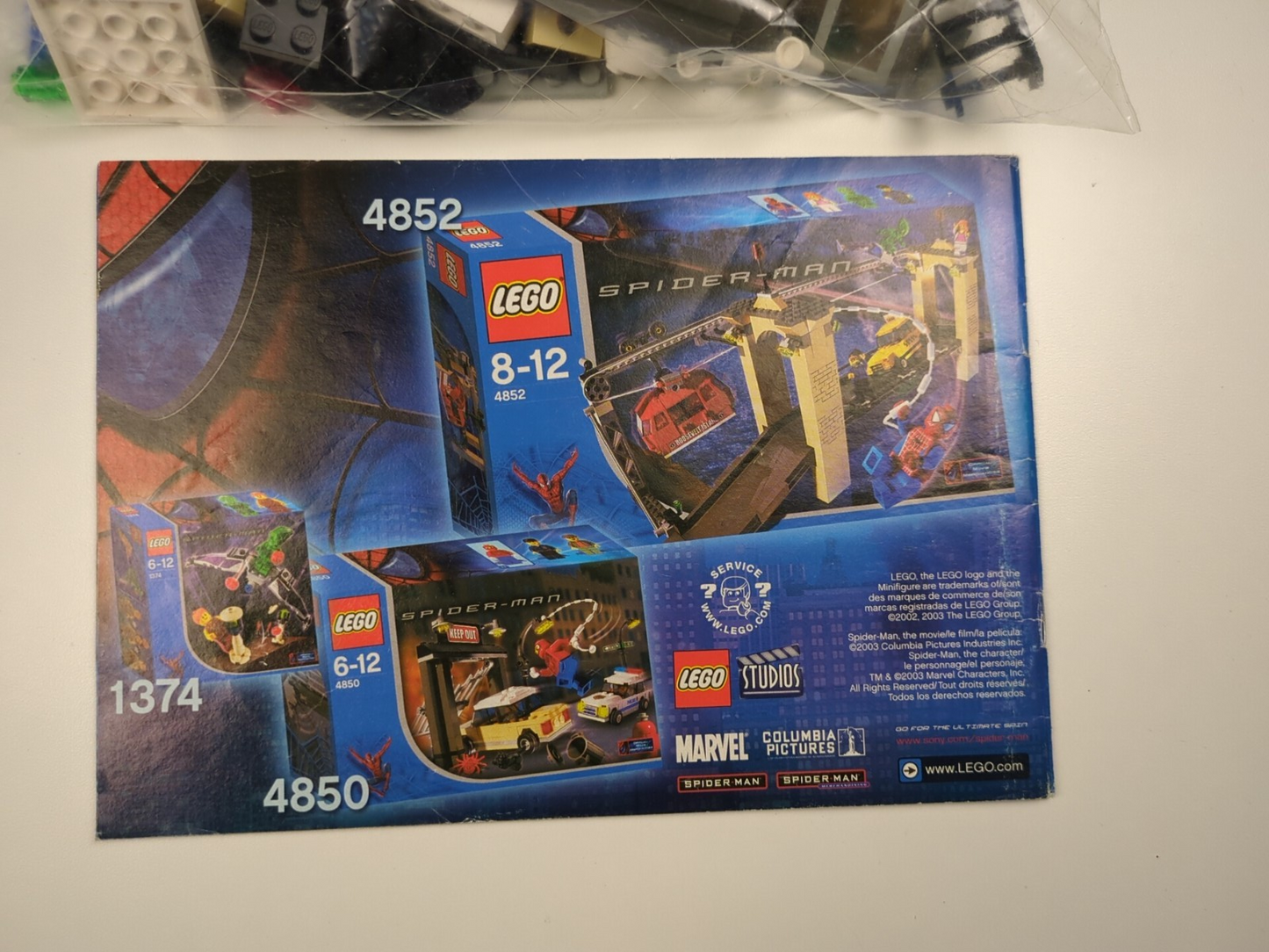 Lego Super Heroes: Spider-Man: The Origins Set 4851 - w/ Instructions