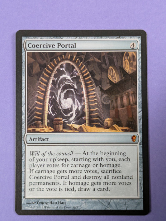 MTG Magic The Gathering: Conspiracy: Coercive Portal Mythic #56/210 - NM