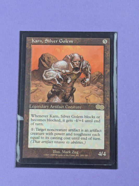 MTG: Magic The Gathering: Karn, Silver Golem- Rare - Near Mint