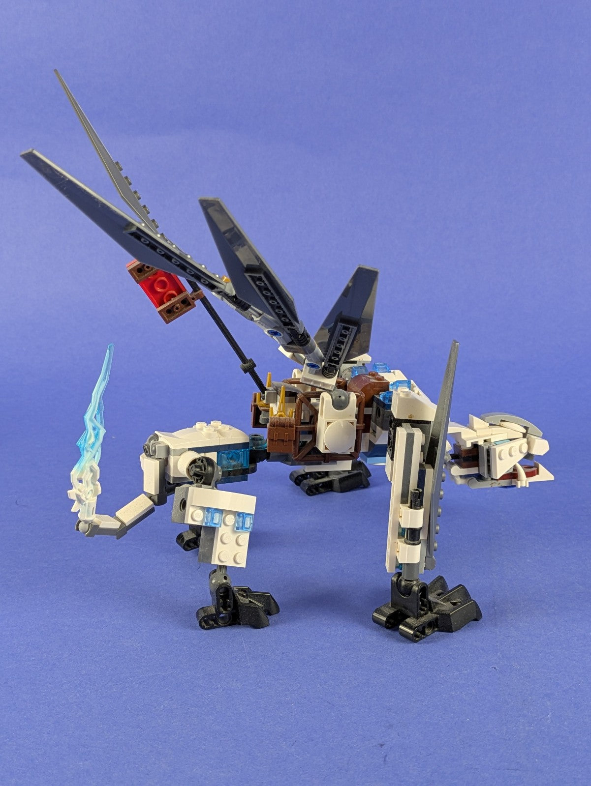 LEGO NINJAGO Titanium Dragon 70748 Incomplete Set Pre-Owned