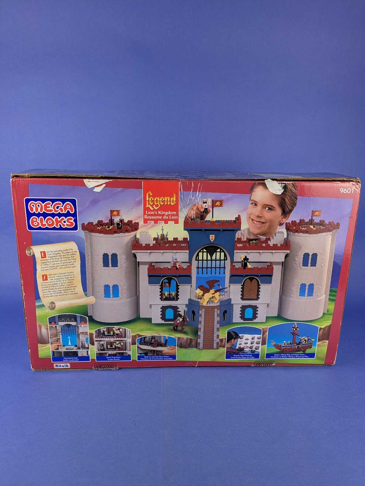 MEGA BLOKS Legend Lion's Kingdom 9601 Complete Pre-Owned