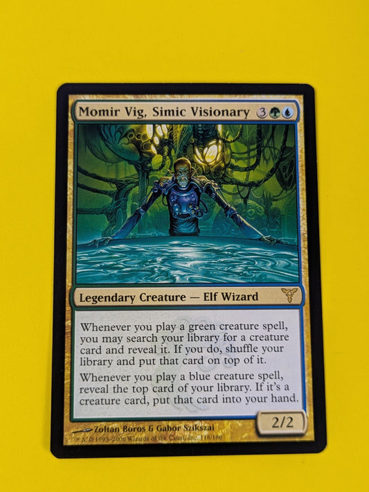MTG Magic: Dissension: Momir Vig, Simic Visionary #118/180 Rare - NM