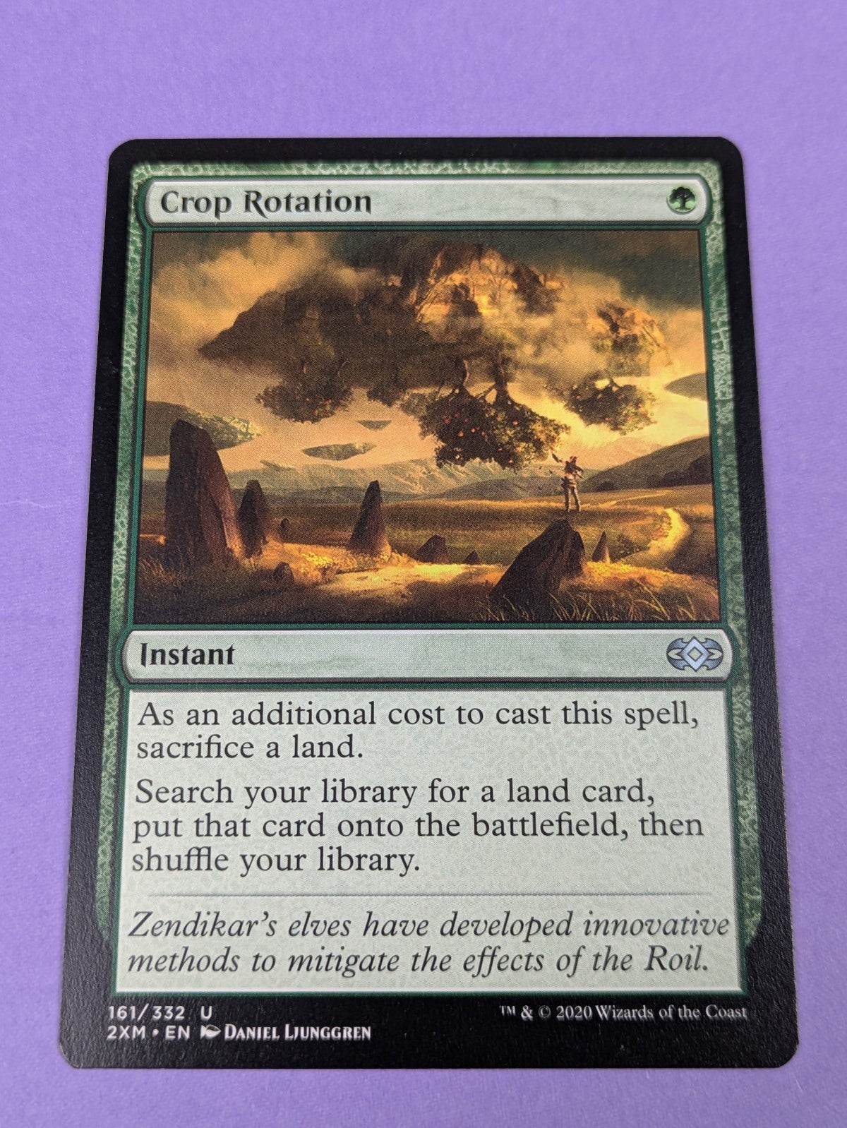 Crop Rotation Mtg MTG Magic the Gathering: Double Masters: Crop Rotation #161/332 Uncomm ...