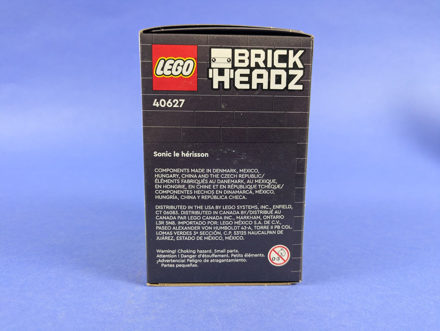 Lego BrickHeadz: Sonic the Hedgehog: Sonic the Hedgehog Set 40627 BRAND NEW