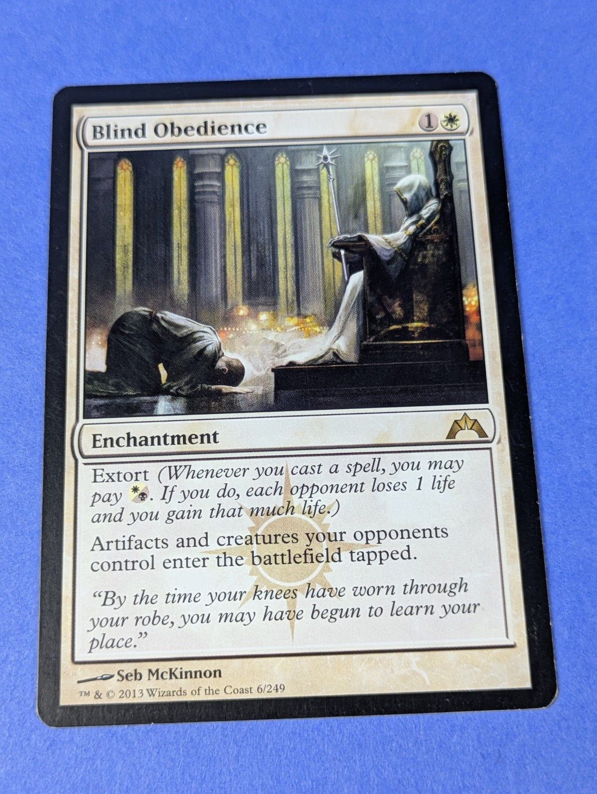 MTG Magic: Gatecrash: Blind Obedience #6/249 Rare - LP