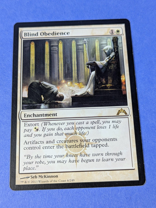 MTG Magic: Gatecrash: Blind Obedience #6/249 Rare - LP