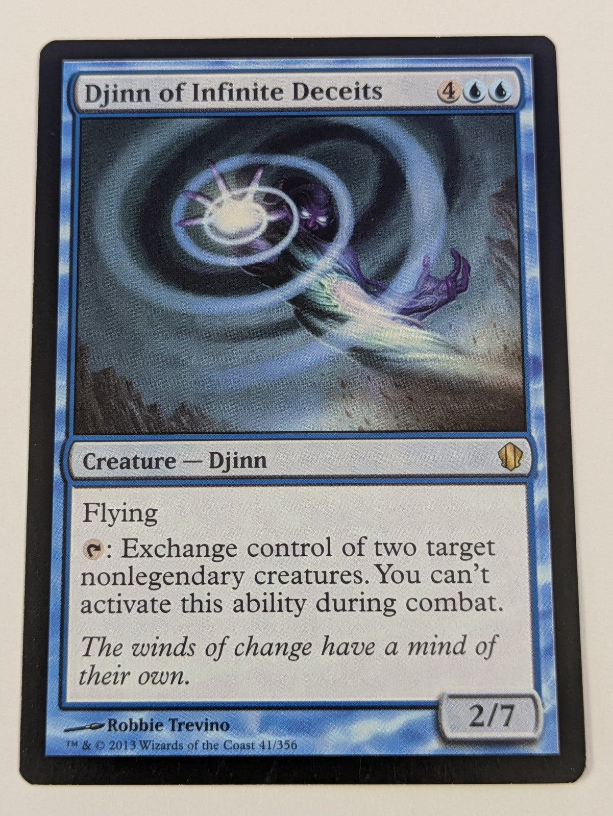 MTG Magic: Commander 2013: Djinn of Infinite Deceits #41/356 Rare - NM