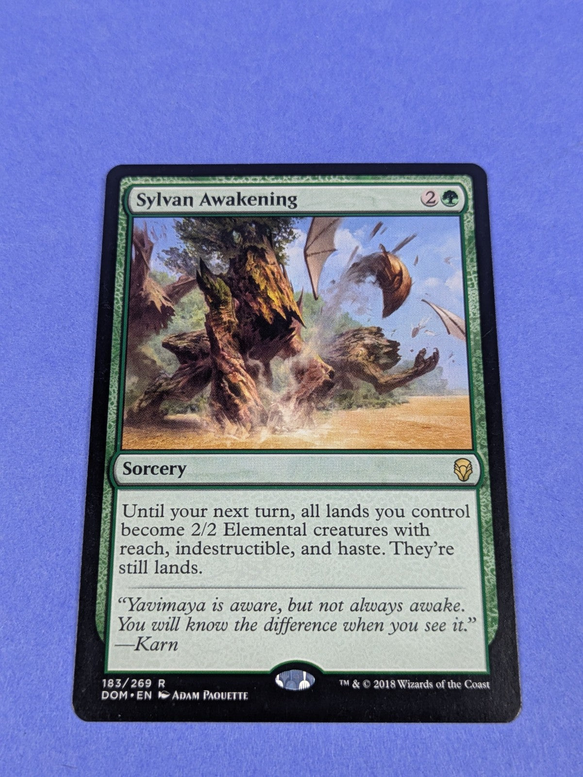 MTG Magic: Dominaria: Sylvan Awakening #183/269 Rare - NM