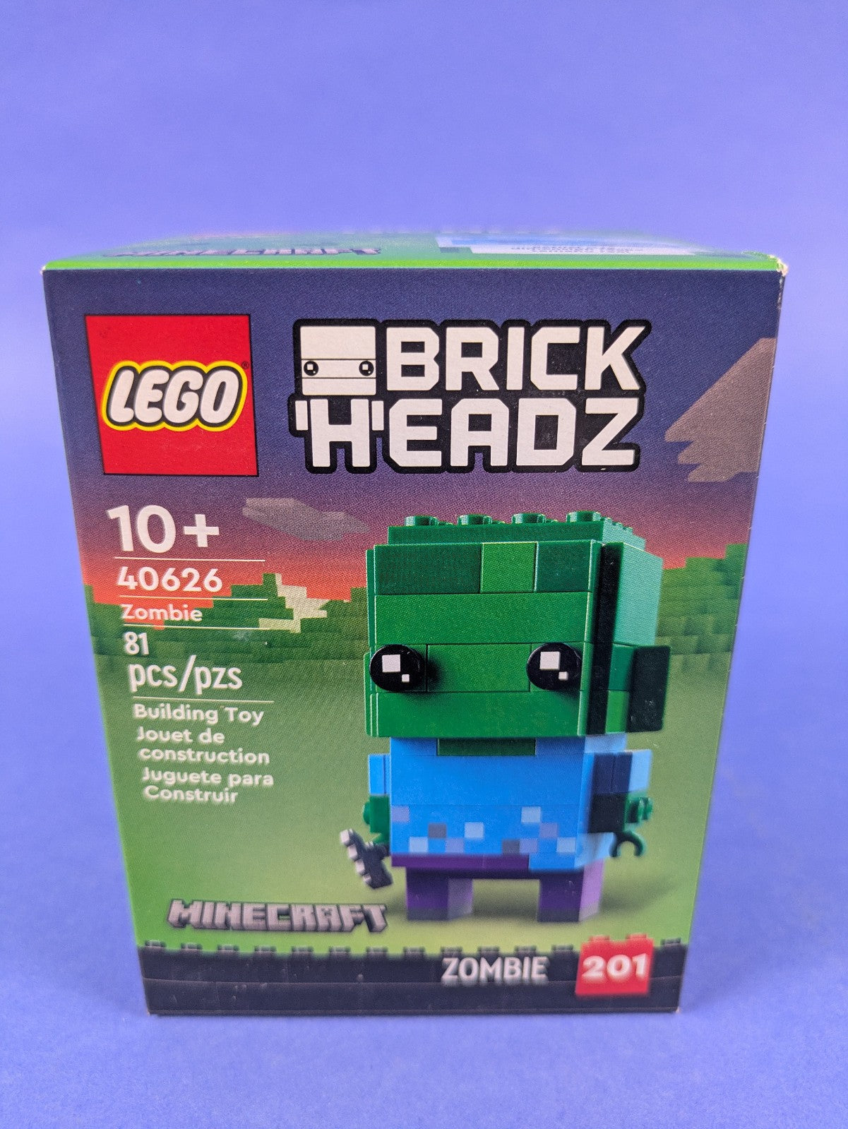 Lego BrickHeadz: Minecraft: Zombie Set 40626 BRAND NEW