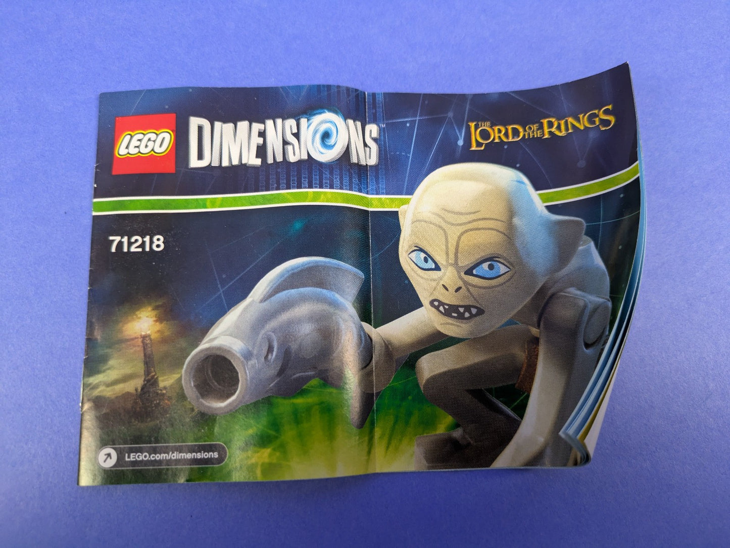 LEGO Dimensions Gollum and Shelob the Great 71218 Complete Set Pre-Owned