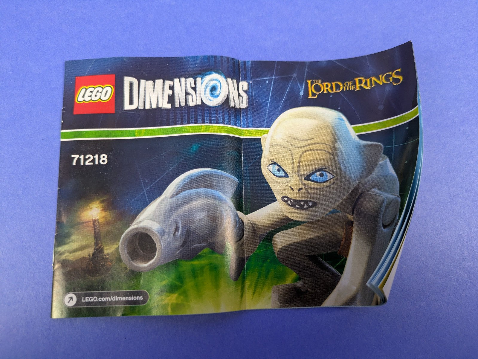 LEGO Dimensions Gollum and Shelob the Great 71218 Complete Set Pre-Owned