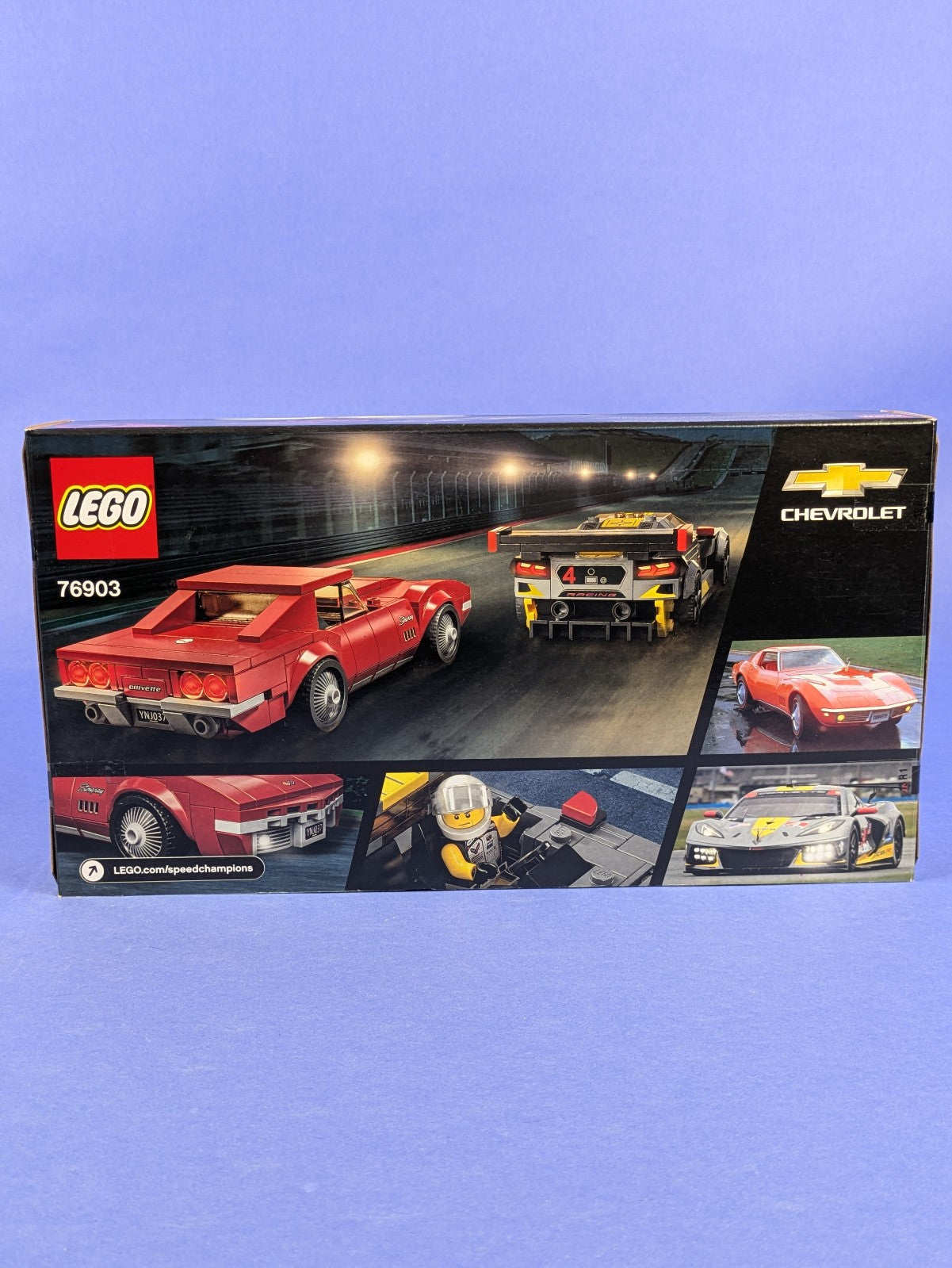 LEGO SPEED CHAMPIONS Chevrolet Corvette C8.R Race Car and 1968 Chevrolet Corvett