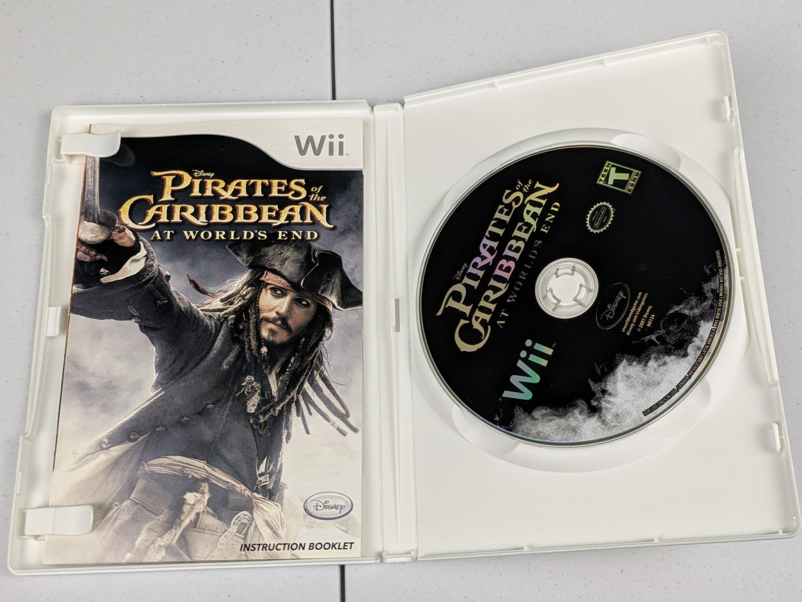 Pirates of the Caribbean (Nintendo Wii, 2007) CIB