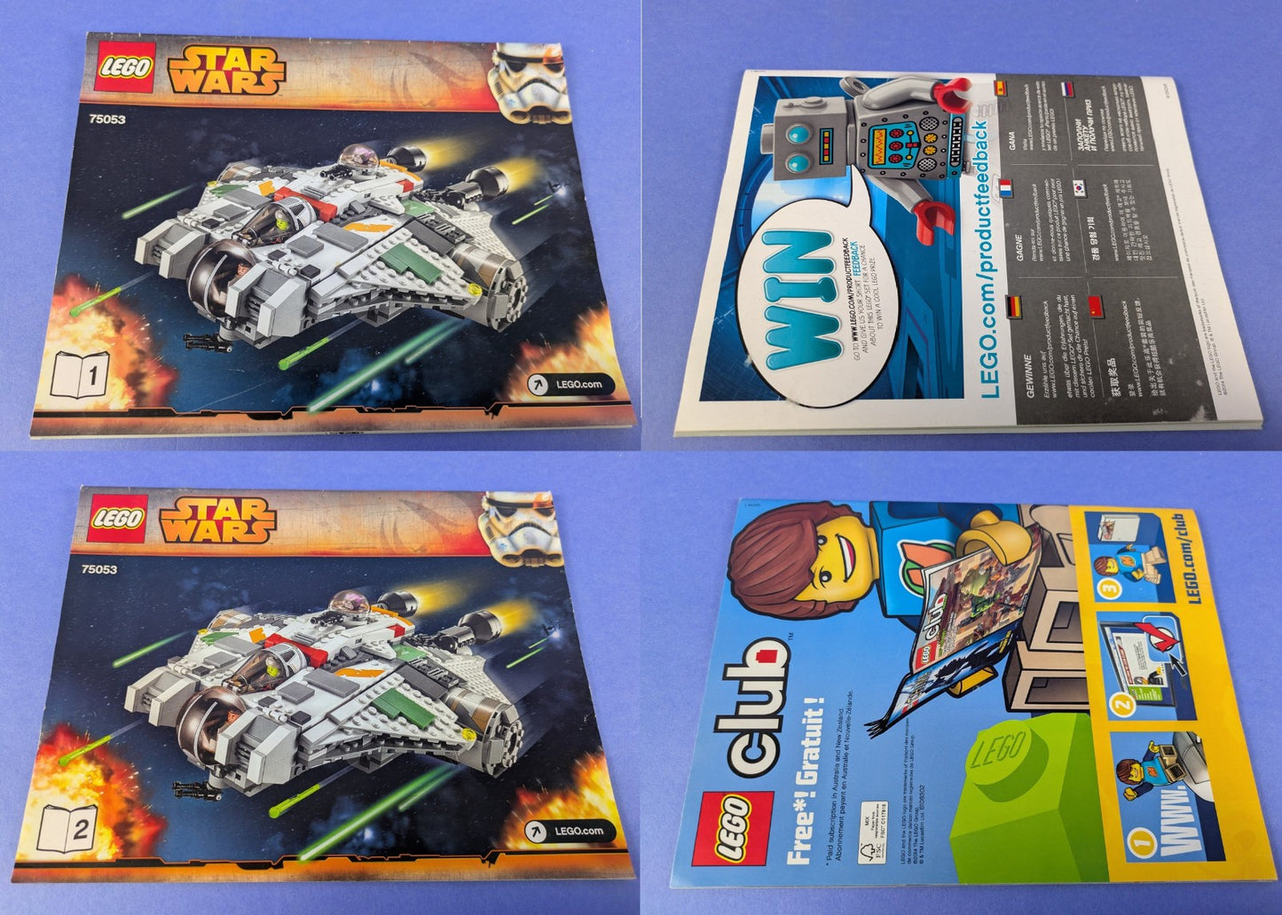 Lego Star Wars: Rebels: The Phantom & The Ghost 75053 75048 Set 66512