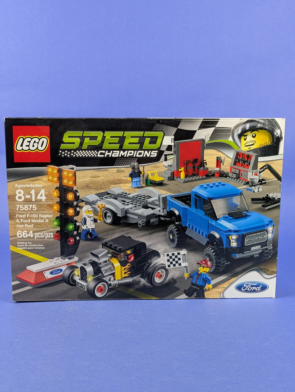 LEGO SPEED CHAMPIONS Ford F-150 Raptor & Ford Model A Hot Rod 75875