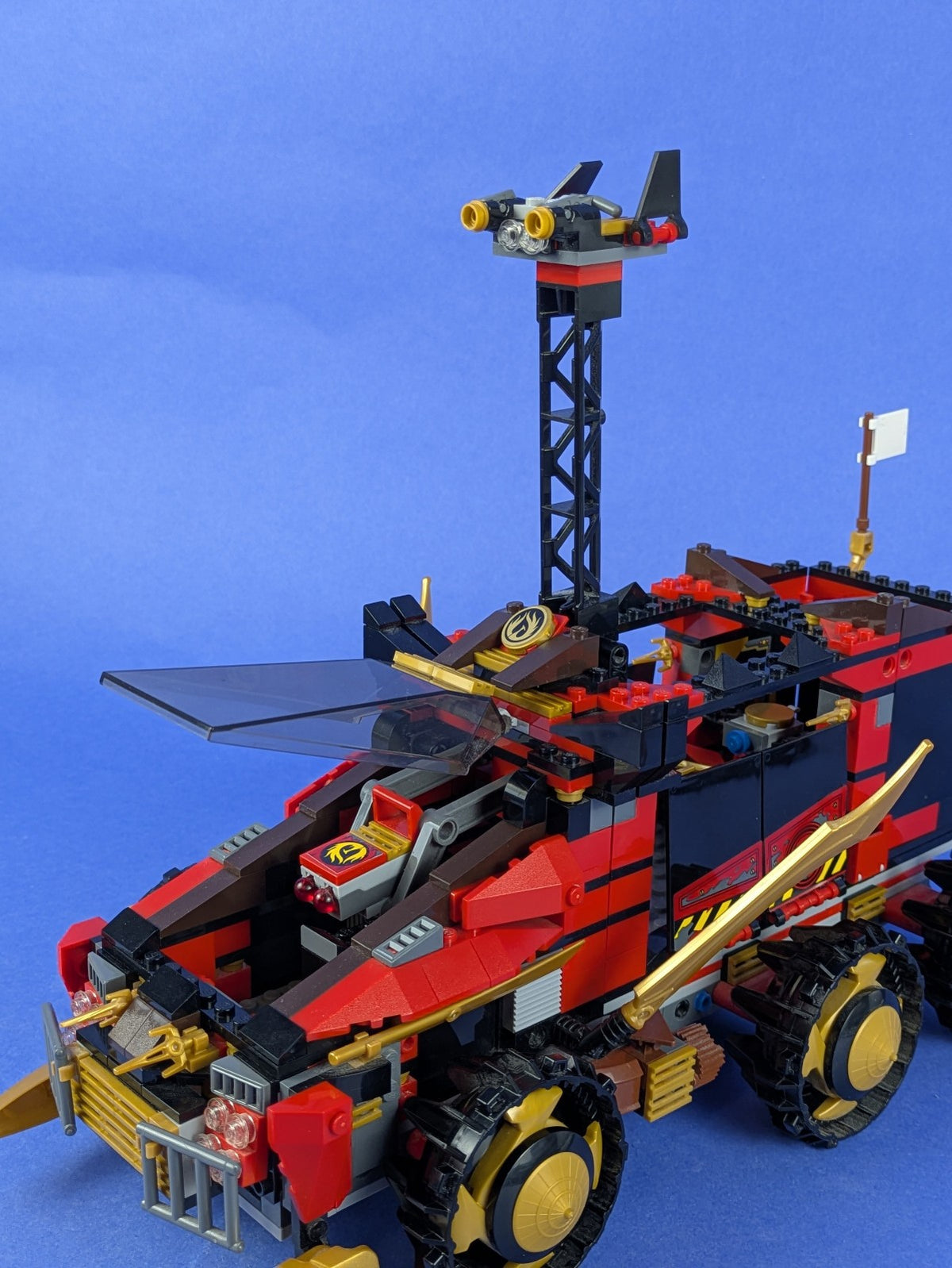 LEGO NINJAGO Ninja DB X 70750 Incomplete Set Pre-Owned