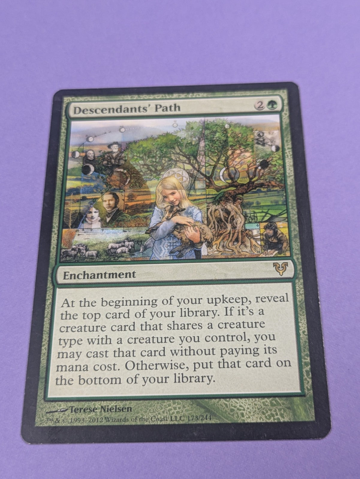 MTG Magic: Avacyn Restored: Descendants' Path #173/244 Rare - LP