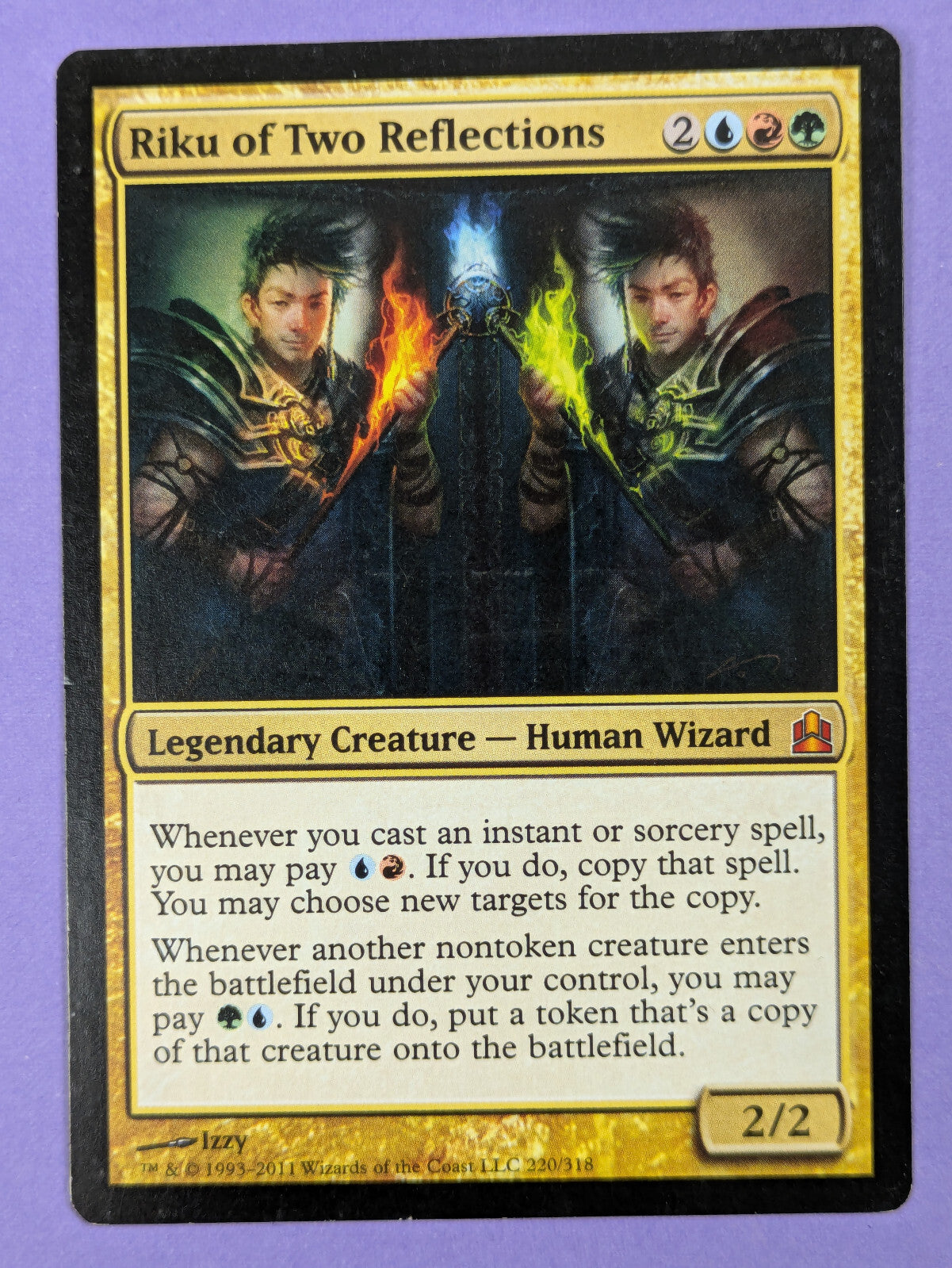 MTG Magic: Commander 2011: Riku of Two Reflections #220/318 Mythic - NM