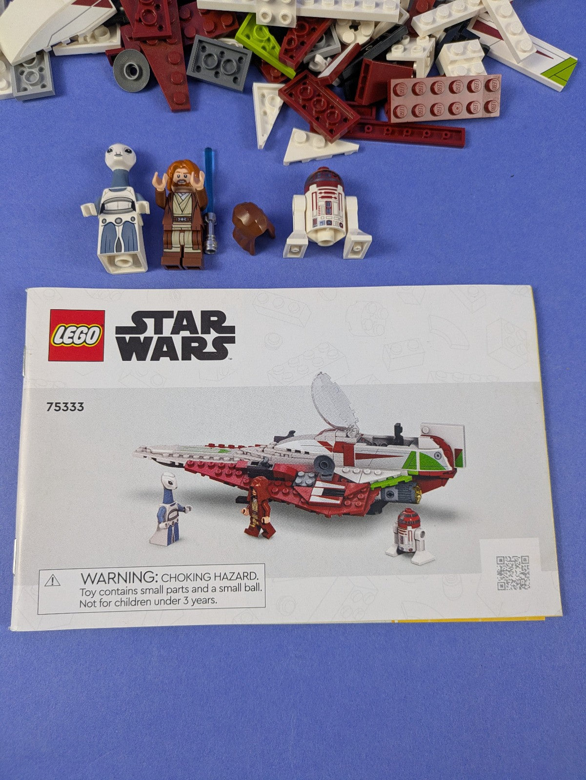 LEGO Star Wars Obi-Wan Kenobi's Jedi Starfighter 75333 Complete Set Pre-Owned