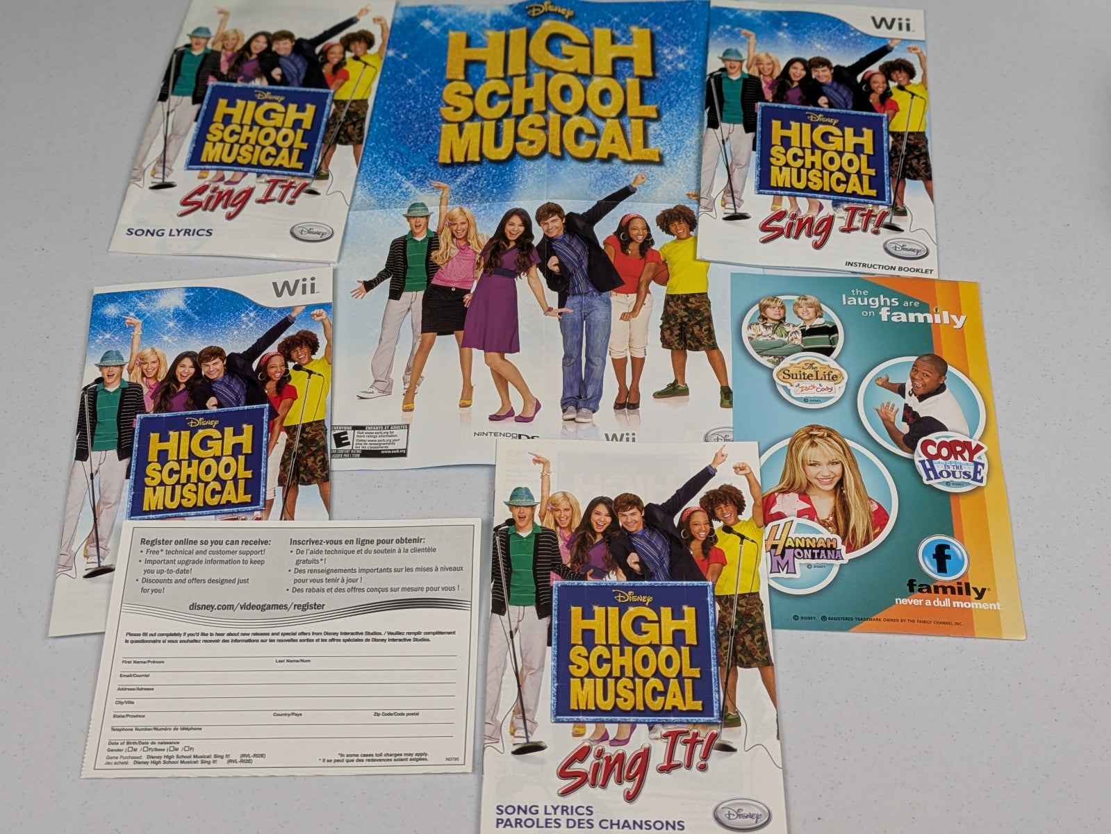 High School Musical: Sing It! (Nintendo Wii, 2007) CIB